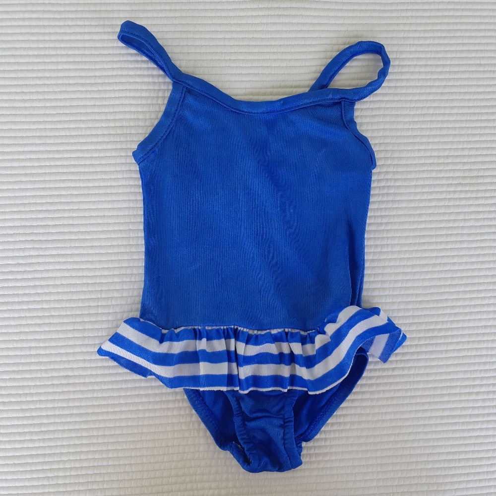Baby Toddler Bathing Swim Suit Vintage One Piece
